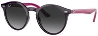 Ray - Ban Kind Ray - Ban RJ9064S 70218G Sonnenbrillen Injiziert Violett Grau Pantos