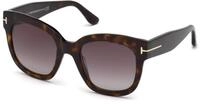 TOM FORD Damen TOM FORD FT0613 BEATRIX-02 52T Sonnenbrillen Acetat Dunkler Havanna
