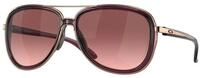 Oakley Damen Oakley OO4129 SPLIT TIME 412902 Sonnenbrillen Metall Violett Grau Rund