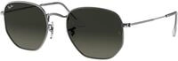 Ray - Ban Unisex Ray - Ban RB3548N HEXAGONAL 004/71 Sonnenbrillen Metall Grau Grau