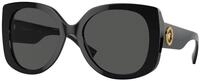 Versace Damen Versace VE4387 GB1/87 Sonnenbrillen Acetat Schwarz Grau...