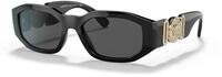 Versace Herren Versace VE4361 GB1/87 Sonnenbrillen Nylon Schwarz Grau Geometrisch