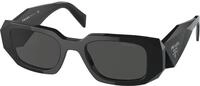 Prada Damen Prada PR 17WS 1AB5S0 Sonnenbrillen Acetat Schwarz Grau Quadratisch Normal