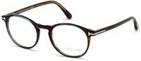 TOM FORD Herren TOM FORD FT5294 056 Optische Fassungen Acetat Havanna Rund Normal