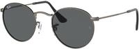 Ray - Ban Unisex Ray - Ban RB3447 ROUND METAL 9229B1 Sonnenbrillen Metall Grau Grau