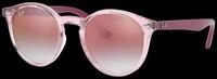 Ray - Ban Kind Ray - Ban RJ9064S 7052V0 Sonnenbrillen Injiziert Rosa Rot Pantos