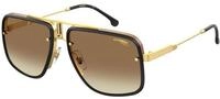 Carrera Unisex Carrera CA GLORY II 001/86 Sonnenbrillen Metall Gold Braun Quadratisch