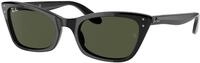 Ray - Ban Damen Ray - Ban RB2299 LADY BURBANK 901/31 Sonnenbrillen Acetat Schwarz