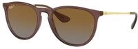 Ray - Ban Damen Ray - Ban RB4171 ERIKA 6593T5 Sonnenbrillen Nylon Braun Braun Pantos