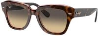 Ray - Ban Unisex Ray - Ban RB2186 STATE STREET 1324BG Sonnenbrillen Acetat Braun