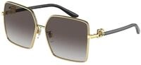 Dolce & Gabbana Damen Dolce & Gabbana DG2279 02/8G Sonnenbrillen Metall Gold Grau