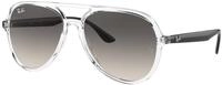 Ray - Ban Unisex Ray - Ban RB4376 647711 Sonnenbrillen Injiziert Transparent Grau