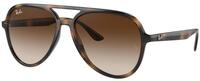 Ray - Ban Unisex Ray - Ban RB4376 710/13 Sonnenbrillen Injiziert Schildkr&ouml;te Braun