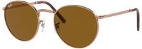 Ray - Ban Unisex Ray - Ban RB3637 NEW ROUND 920233 Sonnenbrillen Metall Gold...