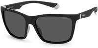 Polaroid Herren Polaroid PLD 2126/S 08A/M9 Sonnenbrillen Plastik Schwarz/Grau Grau