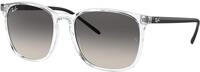 Ray - Ban Unisex Ray - Ban RB4387 647711 Sonnenbrillen Nylon Transparent Grau