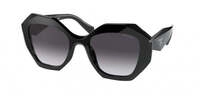 Prada Damen Prada PR 16WS 1AB5D1 Sonnenbrillen Acetat Schwarz Grau Geometrisch Normal