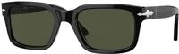 Persol Unisex Persol PO3272S 95/31 Sonnenbrillen Acetat Schwarz Gr&uuml;n Quadratisch