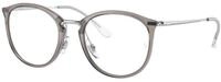 Ray - Ban Damen Ray - Ban RX7140 8125 Optische Fassungen Injiziert Grau Transparent