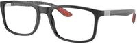 Ray - Ban Unisex Ray - Ban RX8908 2000 Optische Fassungen Nylon Schwarz Transparent