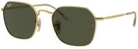 Ray - Ban Unisex Ray - Ban RB3694 JIM 001/31 Sonnenbrillen Metall Gold Gr&uuml;n