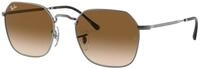 Ray - Ban Unisex Ray - Ban RB3694 JIM 004/51 Sonnenbrillen Metall Grau Braun