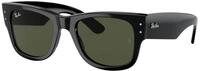 Ray - Ban Unisex Ray - Ban RB0840S MEGA WAYFARER 901/31 Sonnenbrillen Acetat Schwarz