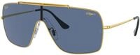 Ray - Ban Herren Ray - Ban RB3697 Wings II 924580 Sonnenbrillen Metall Gold Blau