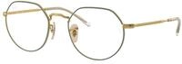 Ray - Ban Unisex Ray - Ban RX6465 JACK 3136 Optische Fassungen Metall Gr&uuml;n
