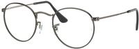 Ray - Ban Unisex Ray - Ban RX3447V ROUND METAL 3118 Optische Fassungen Metall Grau 