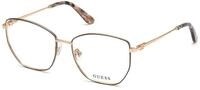 Guess Damen Guess GU2825 005 Optische Fassungen Metall Schwarz Quadratisch Normal