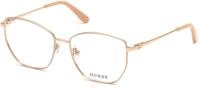 Guess Damen Guess GU2825 028 Optische Fassungen Metall Gold Quadratisch Normal