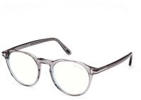 TOM FORD Herren TOM FORD FT5833-B 020 Optische Fassungen Acetat Grau Rund Normal