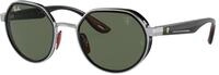 Ray - Ban Unisex Ray - Ban RB3703M F00771 Sonnenbrillen Metall Silber Gr&uuml;n