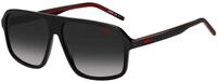 Hugo Boss Herren Hugo Boss HG 1195/S 807/9O Sonnenbrillen Acetat Schwarz Grau