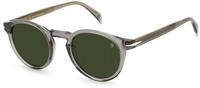 DAVID BECKHAM Herren DAVID BECKHAM DB 1036/S KB7/QT Sonnenbrillen Acetat Grau Gr&uuml;n