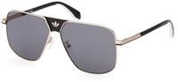 Adidas Herren Adidas OR0091 32A Sonnenbrillen Metall Gold Rauch Geometrisch...