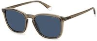 Polaroid Herren Polaroid PLD 4139/S 09Q/C3 Sonnenbrillen Plastik Braun Blau