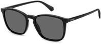 Polaroid Herren Polaroid PLD 4139/S 807/M9 Sonnenbrillen Plastik Schwarz Grau