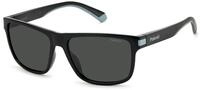 Polaroid Herren Polaroid PLD 2123/S 08A/M9 Sonnenbrillen Plastik Schwarz Grau