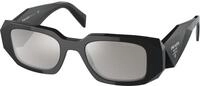 Prada Damen Prada PR 17WS 1AB2B0 Sonnenbrillen Acetat Schwarz Grau Quadratisch