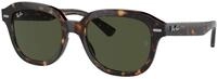 Ray - Ban Unisex Ray - Ban RB4398 ERIK 902/31 Sonnenbrillen Acetat Schildkr&ouml;te Gr&uuml;n