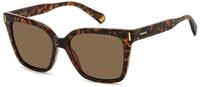 Polaroid Damen Polaroid PLD 6192/S 086/SP Sonnenbrillen Plastik Havanna Braun