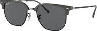 Ray - Ban Unisex Ray - Ban RB4416 NEW CLUBMASTER 6653B1 Sonnenbrillen Acetat Grau