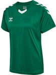 HUMMEL hmlCORE XK POLY JERSEY S/S WOMAN - EVERGREEN - XS