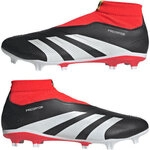 adidas Predator League LL FG Fussballschuhe schwarz/rot 48 2/3