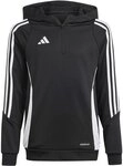 adidas Tiro 24 Half Zip Hoodie Kinder schwarz/wei&szlig; 164