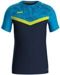 JAKO T-Shirt Iconic, 34, marine/JAKO blau/neongelb