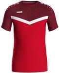 JAKO T-Shirt Iconic, L, rot/weinrot