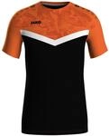 JAKO T-Shirt Iconic, 34, schwarz/neonorange